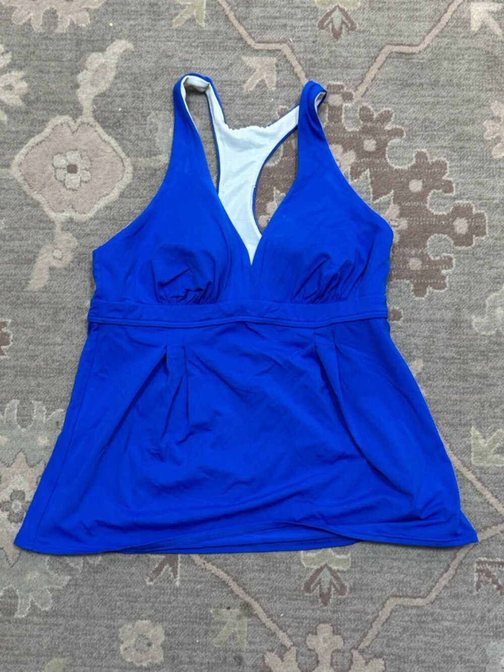 Lands' End - Padded Wireless Swing Tankini - Size 12